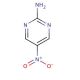 2-Amino-5-nitropyrimidine (CAS 4214-76-0) - chemical structure image