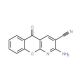2-Amino-5-oxo-5H-(1) benzopyrano-(2,3-b)-pyridine-3-carbonitrile (CAS 61424-81-5) - chemical structure image