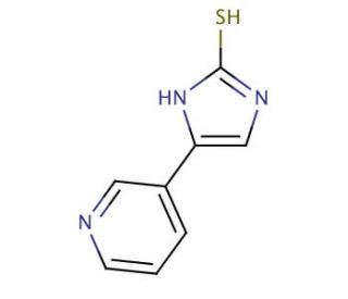 2-Amino-5-phenyl-1,3,4-thiadiazole (CAS 2002-03-1) - chemical structure image