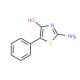 2-Amino-5-phenyl-1,3-thiazol-4-ol (CAS 98879-58-4) - chemical structure image