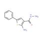 2-amino-5-phenylthiophene-3-carbohydrazide (CAS 111849-29-7) - chemical structure image