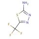 2-Amino-5-trifluoromethyl-1,3,4-thiadiazole (CAS 10444-89-0) - chemical structure image