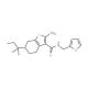 2-Amino-6-(1,1-dimethylpropyl)-N-(2-furylmethyl)-4,5,6,7-tetrahydro-1-benzothiophene-3-carboxamide - chemical structure image