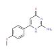 2-Amino-6-(4-methoxyphenyl)pyrimidin-4-ol - chemical structure image