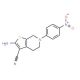 2-Amino-6-(4-nitrophenyl)-4,5,6,7-tetrahydrothieno[2,3-c]pyridine-3-carbonitrile - chemical structure image