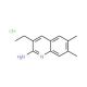2-Amino-6,7-dimethyl-3-ethylquinoline hydrochloride (CAS 1171579-42-2) - chemical structure image