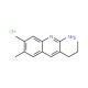 2-Amino-6,7-dimethyl-3-propylquinoline hydrochloride (CAS 1172945-54-8) - chemical structure image