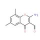 2-Amino-6,8-dimethyl-4-oxo-4H-chromene-3-carbaldehyde - chemical structure image