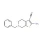 2-Amino-6-benzyl-4,5,6,7-tetrahydro-thieno-[2,3-c]pyridine-3-carbonitrile (CAS 24237-37-4) - chemical structure image