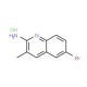 2-Amino-6-bromo-3-methylquinoline hydrochloride (CAS 1171728-14-5) - chemical structure image