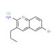 2-Amino-6-bromo-3-propylquinoline hydrochloride (CAS 1171784-46-5) - chemical structure image