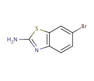 2-Amino-6-bromobenzothiazole (CAS 15864-32-1) - chemical structure image