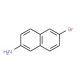 2-Amino-6-bromonaphthalene (CAS 7499-66-3) - chemical structure image