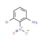 2-Amino-6-bromonitrobenzene, 3-Amino-2-nitrobromobenzene (CAS 7138-15-0) - chemical structure image