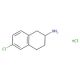 2-Amino-6-chloro-1,2,3,4-tetrahydronaphthalene HCl (CAS 64603-76-5) - chemical structure image