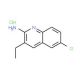 2-Amino-6-chloro-3-ethylquinoline hydrochloride (CAS 1171188-95-6) - chemical structure image