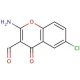 2-Amino-6-chloro-3-formylchromone (CAS 68301-77-9) - chemical structure image
