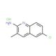 2-Amino-6-chloro-3-methylquinoline hydrochloride (CAS 1170455-19-2) - chemical structure image