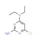 2-Amino-6-chloro-4-(diethylamino)pyrimidine (CAS 116895-09-1) - chemical structure image