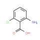2-Amino-6-chlorobenzoic acid (CAS 2148-56-3) - chemical structure image