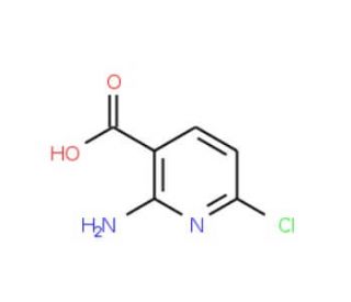 2-Amino-6-chloronicotinic acid (CAS 58584-92-2) - chemical structure image