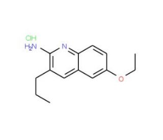 2-Amino-6-ethoxy-3-propylquinoline hydrochloride (CAS 1172755-75-7) - chemical structure image