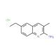 2-Amino-6-ethyl-3-methylquinoline hydrochloride (CAS 1172796-85-8) - chemical structure image