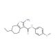 2-Amino-6-ethyl-N-(4-methoxyphenyl)-4,5,6,7-tetrahydro-1-benzothiophene-3-carboxamide - chemical structure image