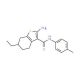 2-Amino-6-ethyl-N-(4-methylphenyl)-4,5,6,7-tetrahydro-1-benzothiophene-3-carboxamide - chemical structure image