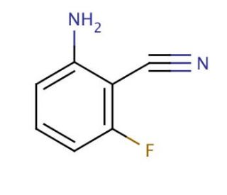 2-Amino-6-fluorobenzonitrile (CAS 77326-36-4) - chemical structure image