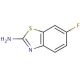 2-Amino-6-fluorobenzothiazole (CAS 348-40-3) - chemical structure image