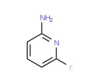 2-Amino-6-fluoropyridine (CAS 1597-32-6) - chemical structure image