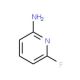 2-Amino-6-fluoropyridine (CAS 1597-32-6) - chemical structure image