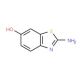 2-Amino-6-hydroxybenzothiazole (CAS 26278-79-5) - chemical structure image
