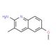 2-Amino-6-methoxy-3-methylquinoline (CAS 203506-30-3) - chemical structure image