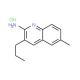 2-Amino-6-methyl-3-propylquinoline hydrochloride (CAS 1171697-39-4) - chemical structure image