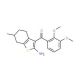 (2-amino-6-methyl-4,5,6,7-tetrahydro-1-benzothien-3-yl)(2,3-dimethoxyphenyl)methanone の分子構造 (2-amino-6-methyl-4,5,6,7-tetrahydro-1-benzothien-3-yl)(2,3-dimethoxyphenyl)methanone - chemical structure image