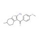 (2-amino-6-methyl-4,5,6,7-tetrahydro-1-benzothien-3-yl)(4-methoxyphenyl)methanone - chemical structure image