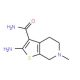 2-Amino-6-methyl-4,5,6,7-tetrahydro-thieno[2,3-c]-pyridine-3-carboxylic acid amide (CAS 24248-69-9) - chemical structure imag