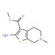 2-Amino-6-methyl-4,5,6,7-tetrahydro-thieno[2,3-c]-pyridine-3-carboxylic acid methyl ester - chemical structure image
