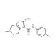 2-Amino-6-methyl-N-(4-methylphenyl)-4,5,6,7-tetrahydro-1-benzothiophene-3-carboxamide - chemical structure image