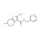 2-Amino-6-methyl-N-(pyridin-3-ylmethyl)-4,5,6,7-tetrahydro-1-benzothiophene-3-carboxamide - chemical structure image