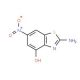 2-Amino-6-nitro-benzothiazol-4-ol - chemical structure image