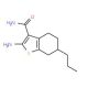 2-Amino-6-propyl-4,5,6,7-tetrahydro-1-benzothiophene-3-carboxamide - chemical structure image