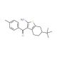Structure moléculaire de (2-amino-6-tert-butyl-4,5,6,7-tetrahydro-1-benzothien-3-yl)(4-methylphenyl)methanone (2-amino-6-tert-butyl-4,5,6,7-tetrahydro-1-benzothien-3-yl)(4-methylphenyl)methanone - chemical structure image