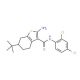 2-Amino-6-tert-butyl-N-(2,4-dichlorophenyl)-4,5,6,7-tetrahydrobenzo[b]thiophene-3-carboxamide - chemical structure image