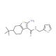2-Amino-6-tert-butyl-N-(2-furylmethyl)-4,5,6,7-tetrahydro-1-benzothiophene-3-carboxamide - chemical structure image