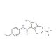 2-Amino-6-tert-butyl-N-(4-ethylphenyl)-4,5,6,7-tetrahydrobenzo[b]thiophene-3-carboxamide - chemical structure image
