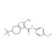 2-Amino-6-tert-butyl-N-(4-methoxyphenyl)-4,5,6,7-tetrahydrobenzo[b]thiophene-3-carboxamide - chemical structure image