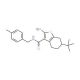 2-Amino-6-tert-butyl-N-(4-methylbenzyl)-4,5,6,7-tetrahydrobenzo[b]thiophene-3-carboxamide - chemical structure image